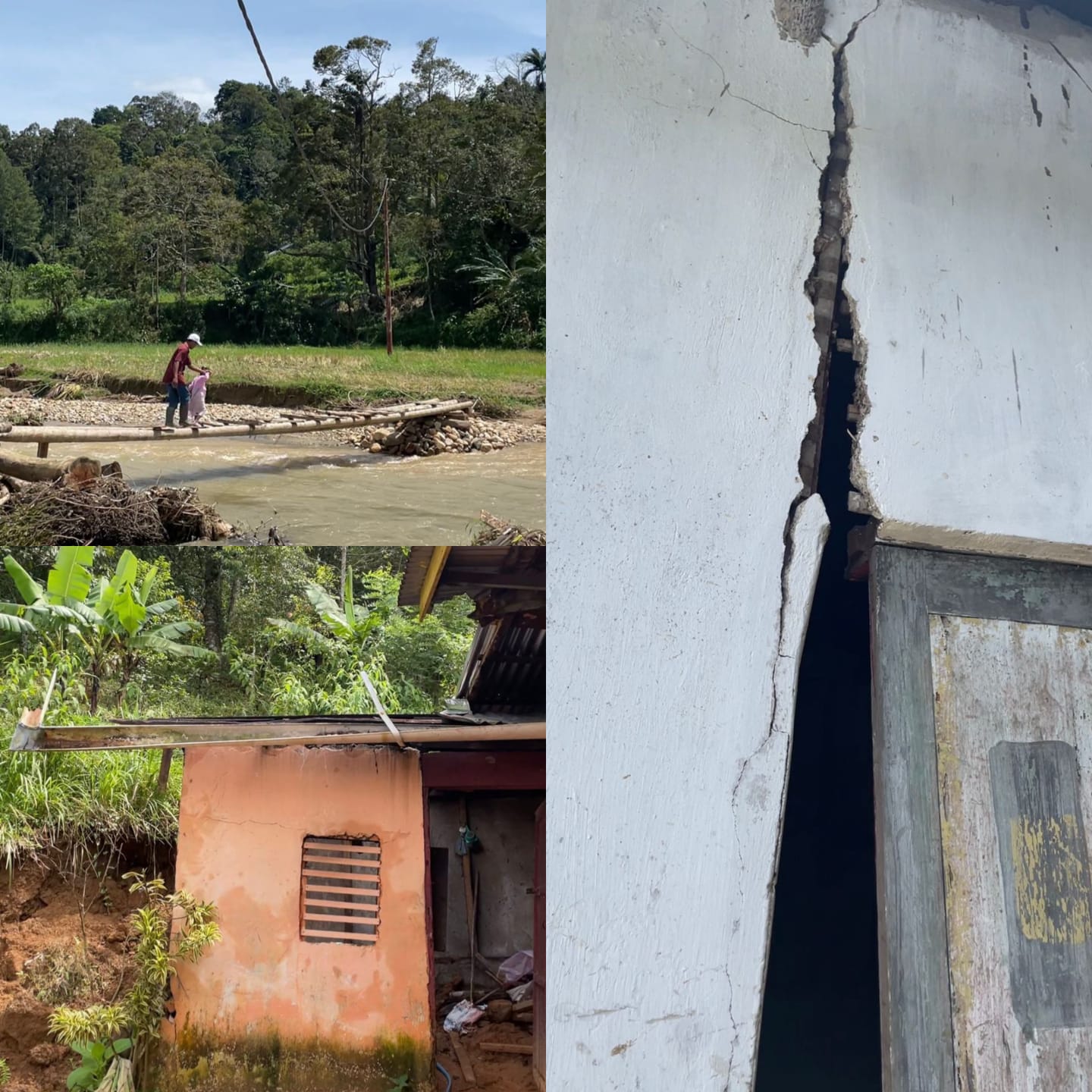 Kondisi Warga Jorong Sungai Rayo Masih Memprihatinkan Pasca Galodo